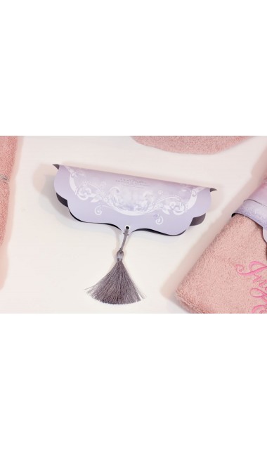 Trusou de botez pentru fetite, roz cu silver, lebada argintie  Silver Swan  18